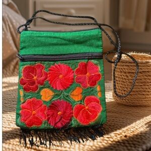 Embroidered purse from Mexico